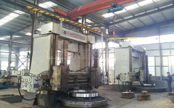 環(huán)形鍛件加工時(shí)的照片